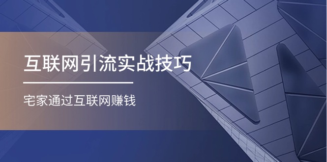 互联网引流实操技巧(适合微商，吸引宝妈)，宅家通过互联网赚钱（17节）-928网创