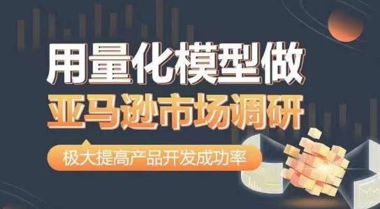 用量化模型做亚马逊市场调研，从数据出发，更高效更准确做判断，极大提高产品开发成功率-928网创