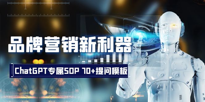 （8403期）品牌营销新利器：ChatGPT专属SOP，70+提问模板-928网创