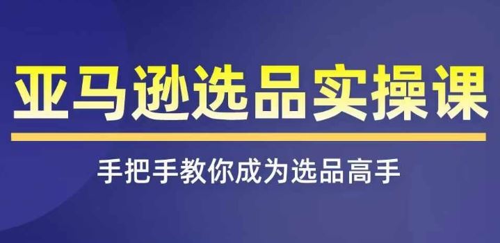 亚马逊选品实操课程，快速掌握亚马逊选品的技巧，覆盖亚马逊选品所有渠道-928网创