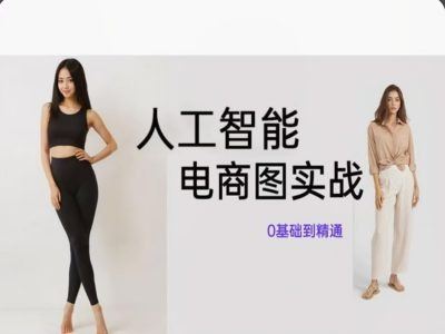人工智能SD电商图实战，ai绘图0基础到精通-928网创