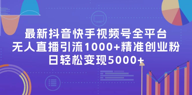 （11970期）最新抖音快手视频号全平台无人直播引流1000+精准创业粉，日轻松变现5000+-928网创