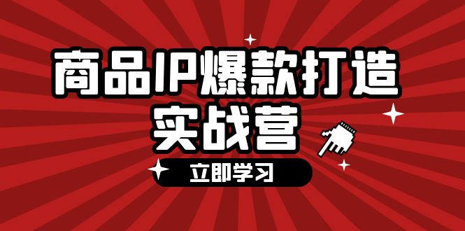 （12136期）商品-IP爆款打造实战营【第四期】，手把手教你打造商品IP，爆款 不断-928网创