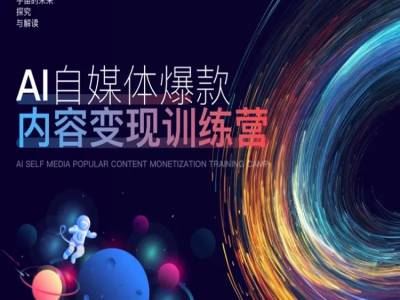 AI自媒体爆款内容变现训练营，20%底层逻辑，60%实操方法，20%案例拆解(即学即用)-928网创