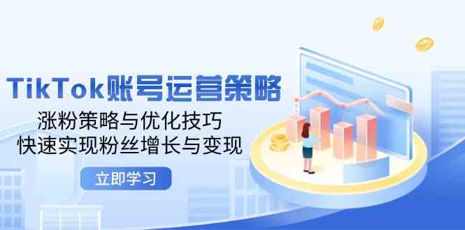 TikTok账号运营策略：涨粉策略与优化技巧，快速实现粉丝增长与变现-928网创