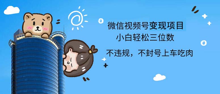 （12660期）2024最新微信视频号，0撸项目，自己玩，小白轻松日入三位数-928网创