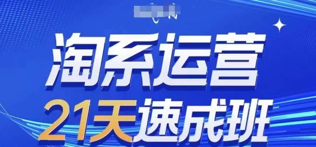 淘系运营21天速成班(更新24年9月)，0基础轻松搞定淘系运营，不做假把式-928网创