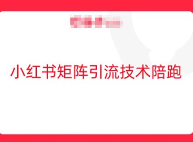 小红书矩阵引流技术，教大家玩转小红书流量-928网创