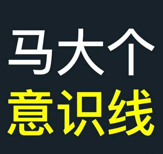 马大个意识线，一门改变人生意识的课程，讲解什么是能力线什么是意识线-928网创